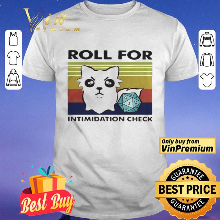 Fox Roll For Intimidation Check Vintage shirt