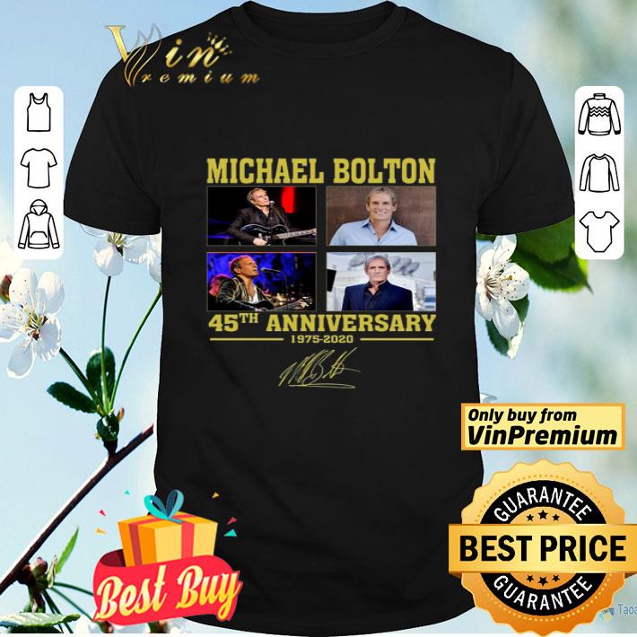 Michael Bolton Anniversary 1975 2020 Signature shirt