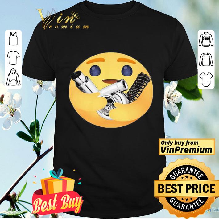 Facebook care emoji hug car accessories shirt