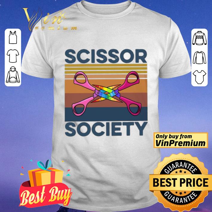 Scissor society vintage shirt