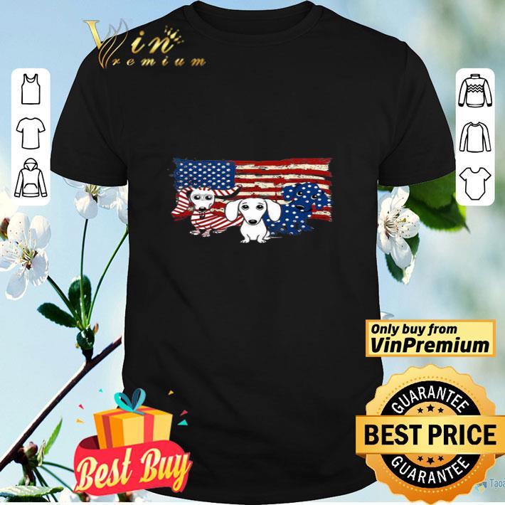 Dachshund American Flag Happy 4th Of July shirt