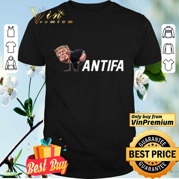 Pooping On Antifa Funny Pro President Donald Trump shirt