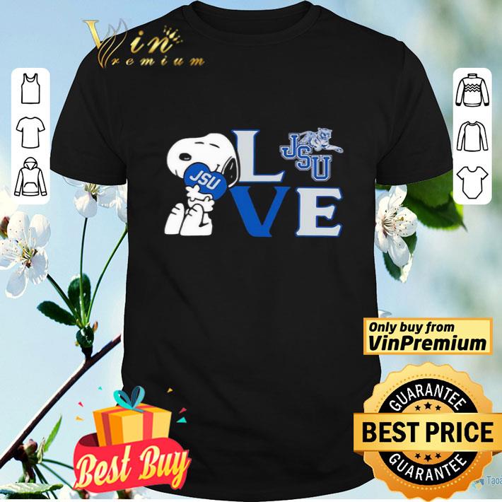 Snoopy Love Jackson State Tigers shirt