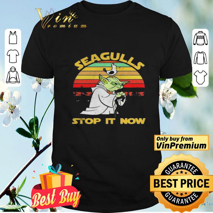 Matter Yoda Seagulls Stop It Now Vintage shirt