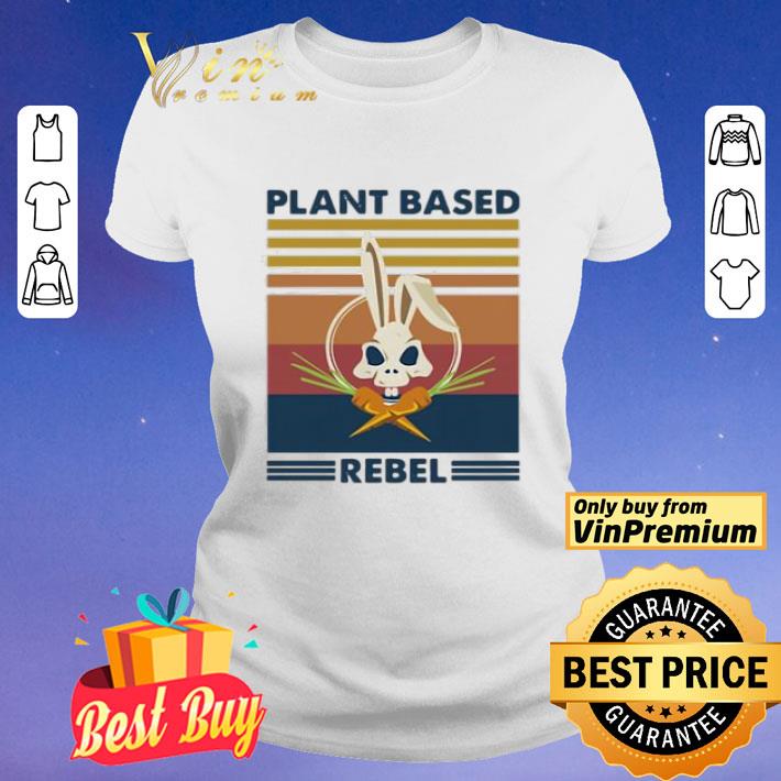 Bunny Skull Plant Based Rebel Vintage shirt