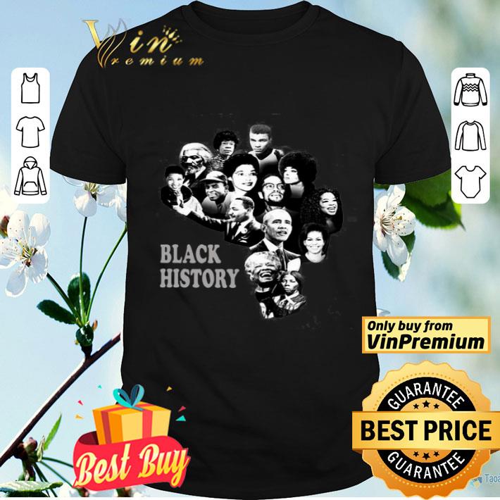 Black History Month Famous Characters shirt