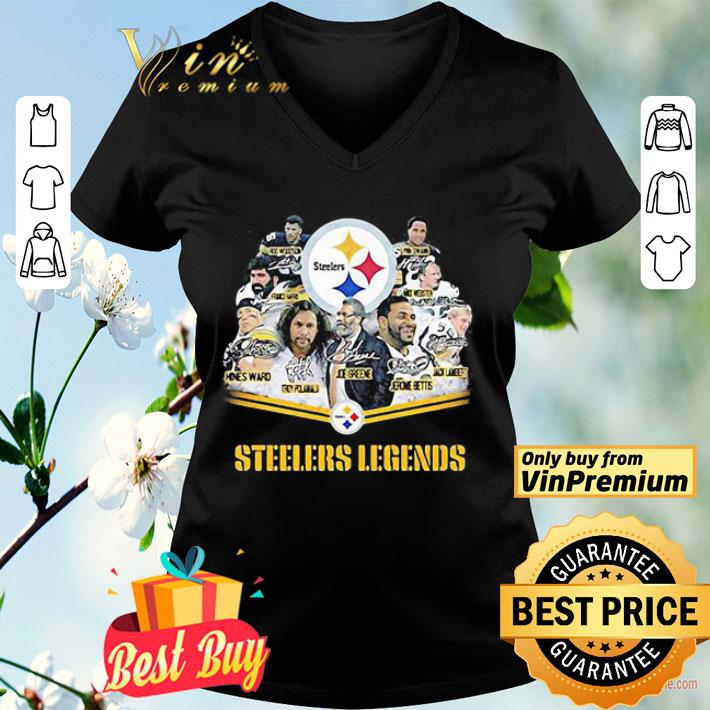 Pittsburgh steelers legends football signatures shirt