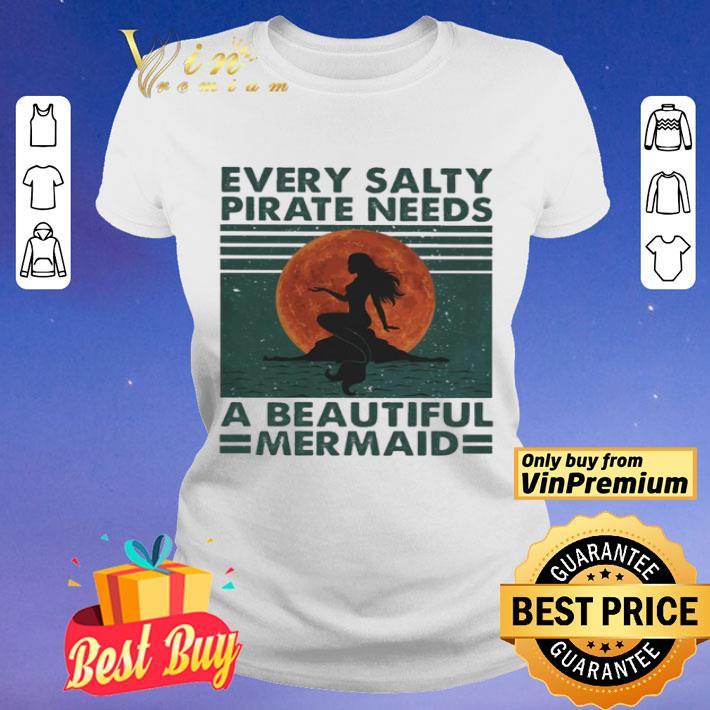 Every Salty pirate needs a beautiful mermaid vintage shirt