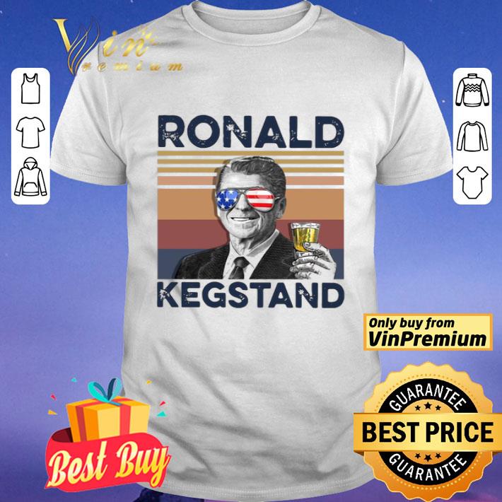 Us Drink Ronald Kegstand Independence Day Vintage shirt