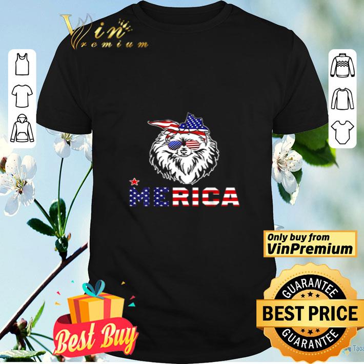 Pomeranian Merica 4th of July shirt