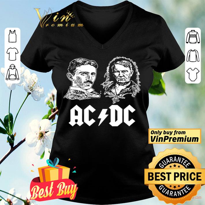 ACDC Nikola Tesla Thomas Edison shirt