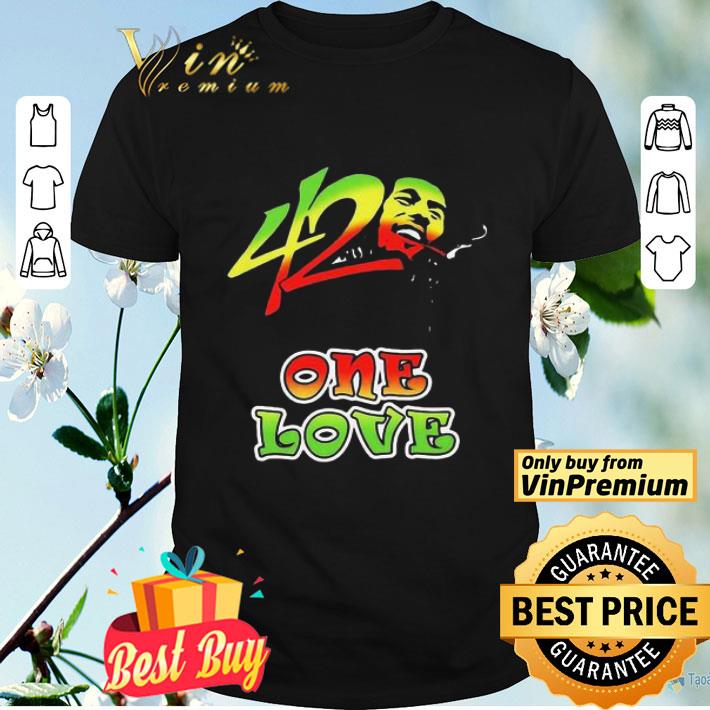 42 one love Bob Marley shirt