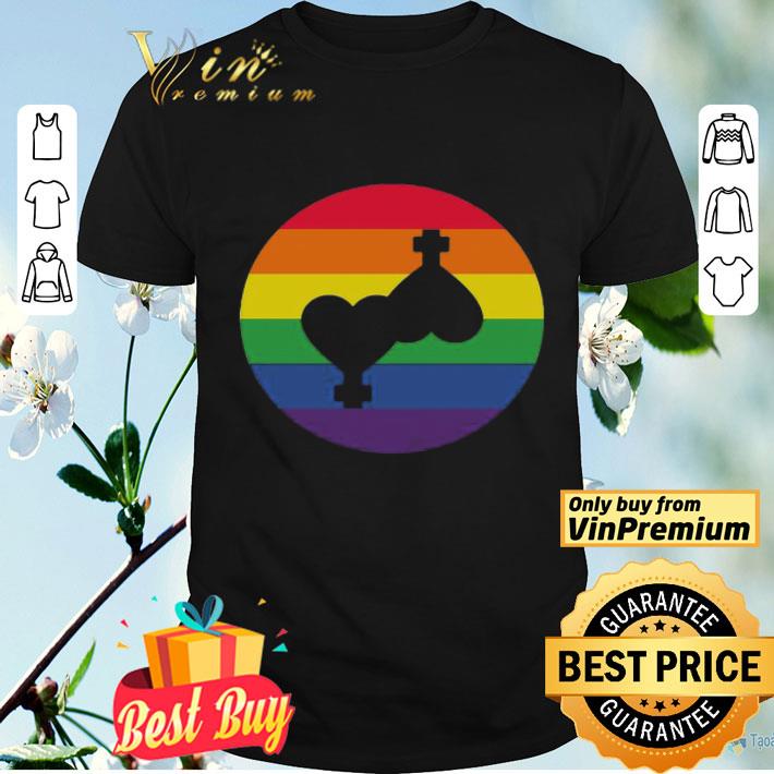 Lgbt gender symbol rainbow shirt