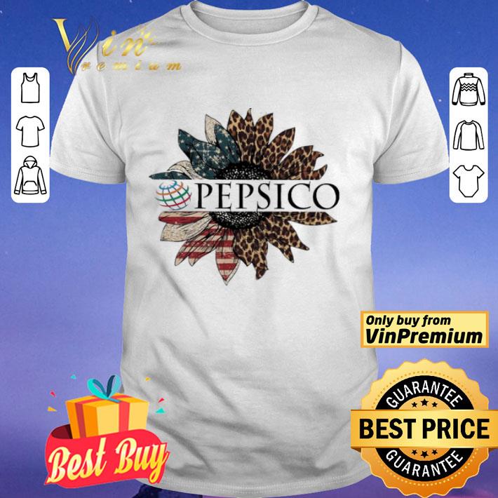 Pepsico The 4th of July sunflower American flag shirt