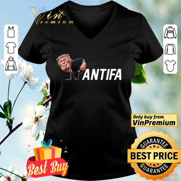 Pooping On Antifa Funny Pro President Donald Trump shirt