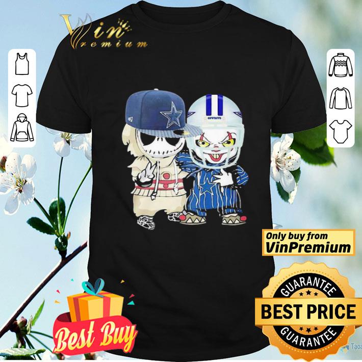 jack skellington and pennywise mashup dallas cowboys shirt