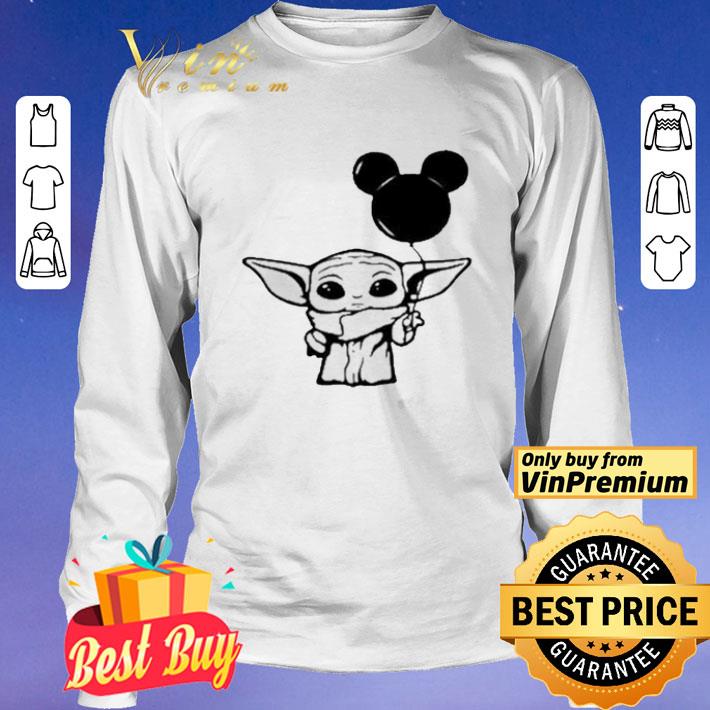 Star wars baby yoda holding balloon mickey mouse best day ever shirt Star wars baby yoda holding balloon mickey mouse best day ever shirt