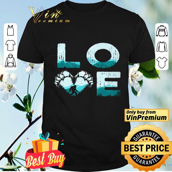 Love Bigfoot Mountain shirt