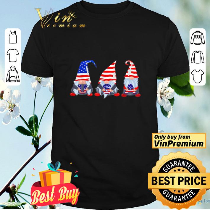 Gnome Happy 4th Of July American Flag shirt