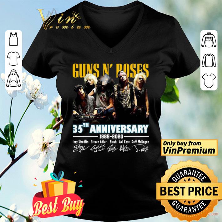 Gun N’ Roses 35th anniversary signature shirt