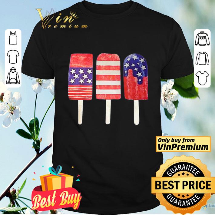 Independence Day Ice Cream 4th July Party Patriotic US America shirt