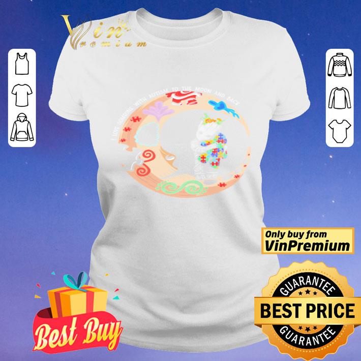 Baby Groot I L Love Someone With Autism To The Moon And Back shirt