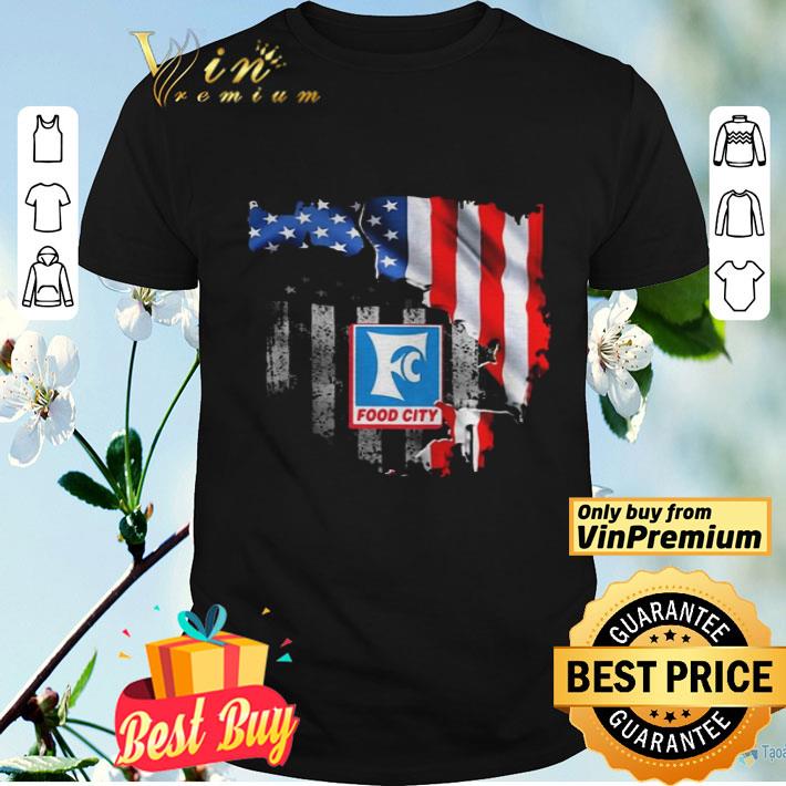 Food city american flag independence day shirt