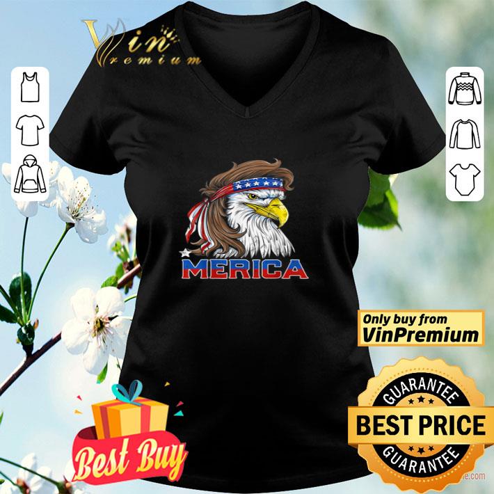 Eagle Mullet Merica Happy 4th Of July American Flag shirt