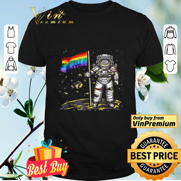 Gay Pride Lgbt Astronaut Moon shirt