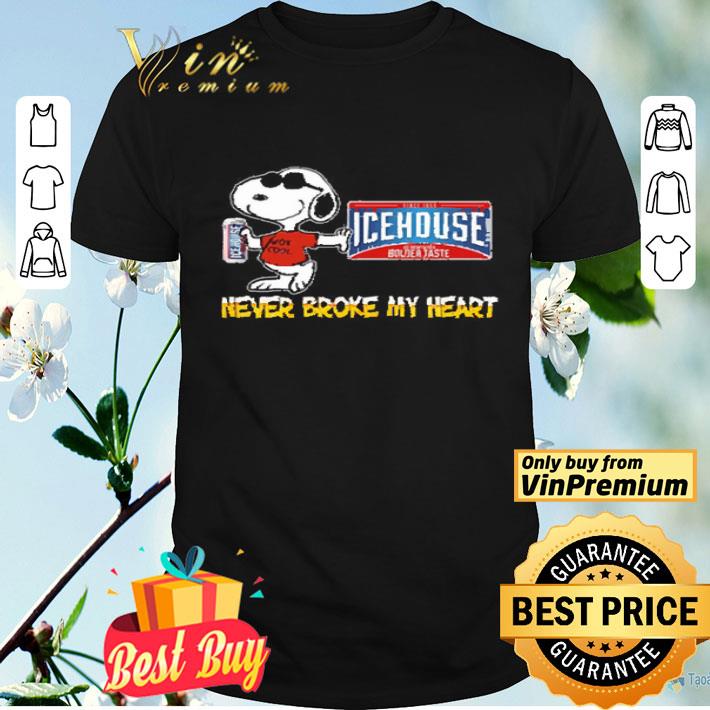 Snoopy Ice House never block my heart shirt