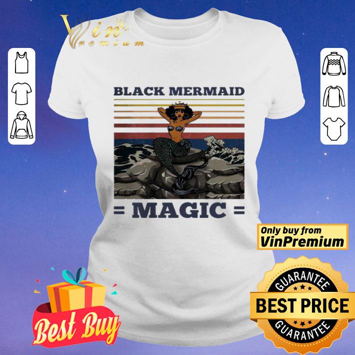 Awesome Black Mermaid Magic Vintage shirt