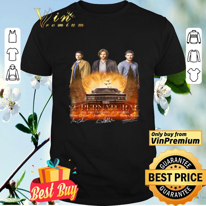 Supernatural 2005 2020 15 Seasons 327 Episodes Signature shirt