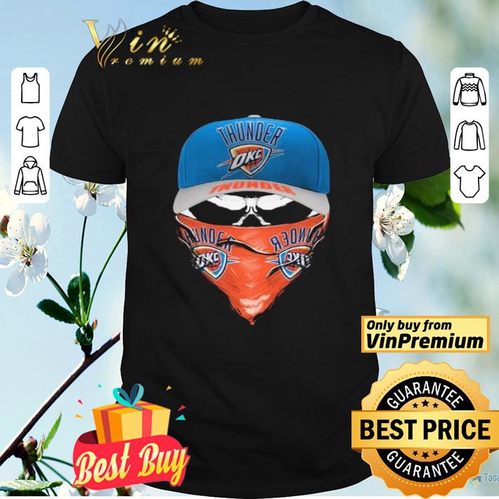 Skull mask oklahoma city thunder basketball shirt