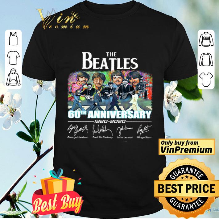 The Beatles 60th Anniversary 1960 2020 Signatures shirt