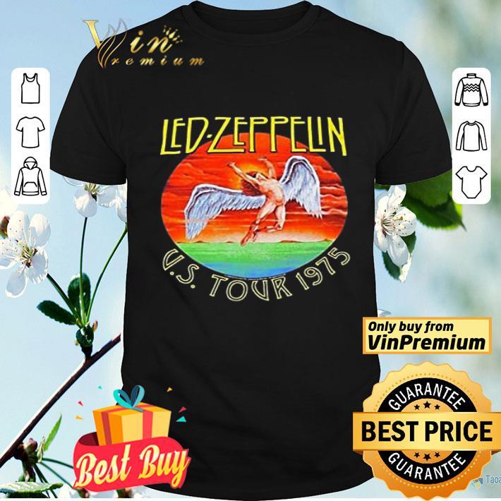 Bravado Led Zeppelin USA 1975 Concert Tour Black shirt