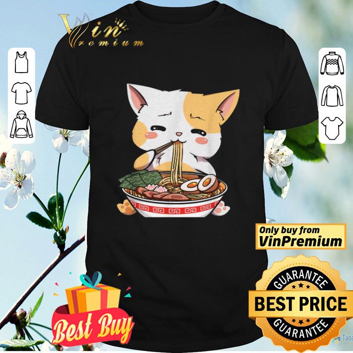 Kawaii Neko Ramen Cute Ramen Cat Japanese Noodle Funny Anime shirt