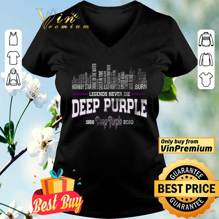 Legends Never Die Deep Purple 1968 2020 Higwat Star Black Night shirt