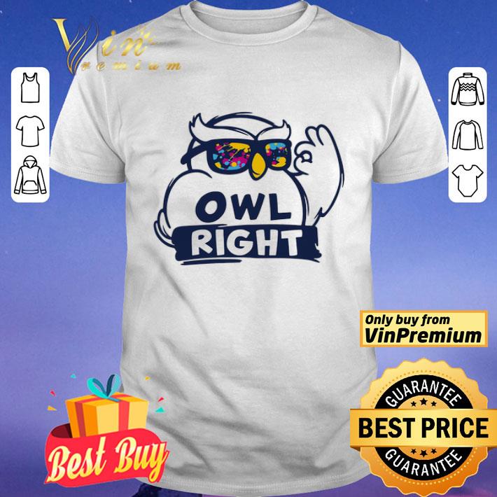 Owl right colors water shirt