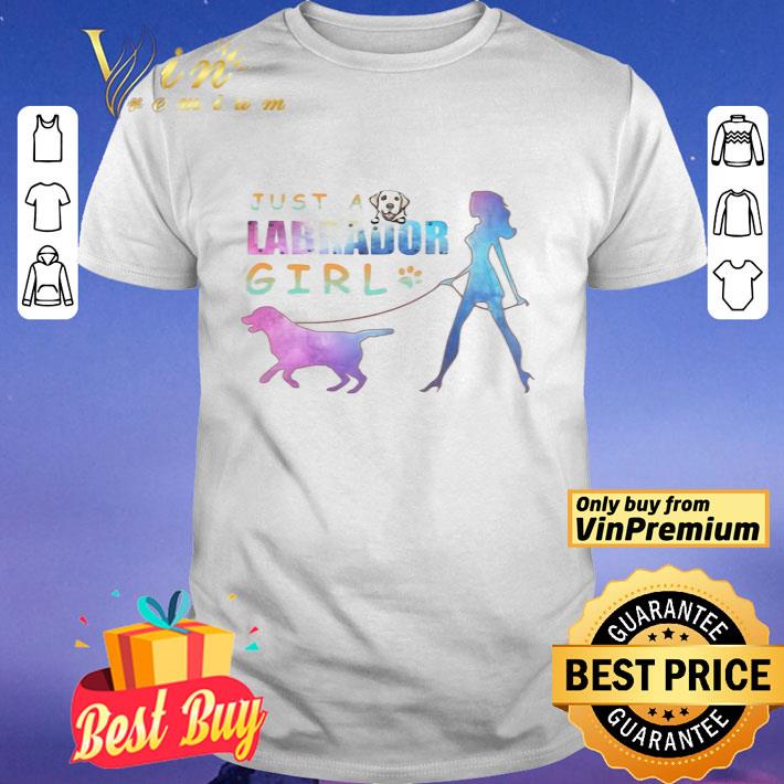 Just a paw labrador girl shirt