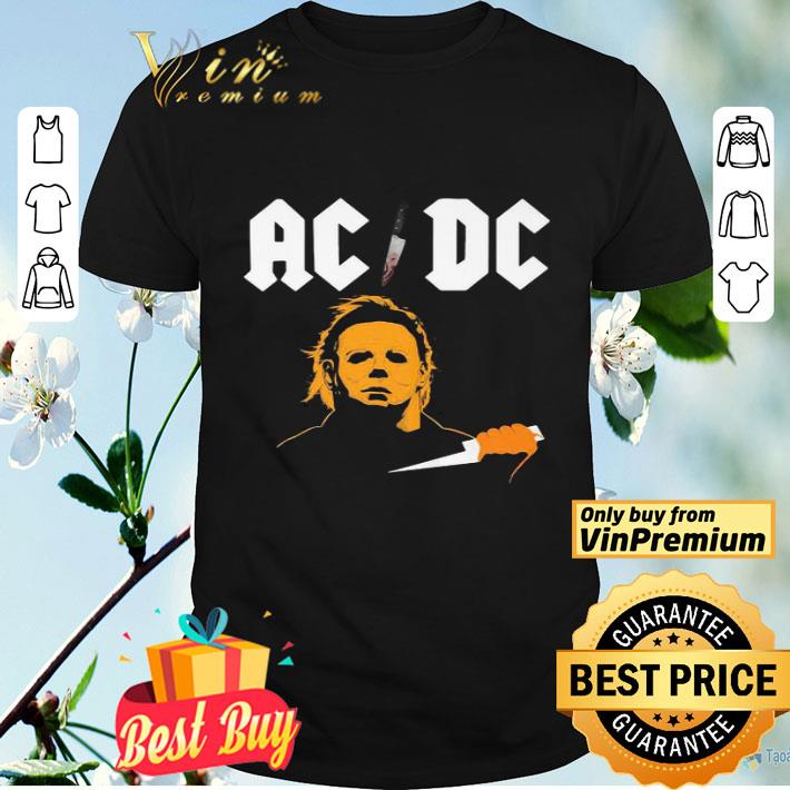 Acdc band halloween michael myers shirt