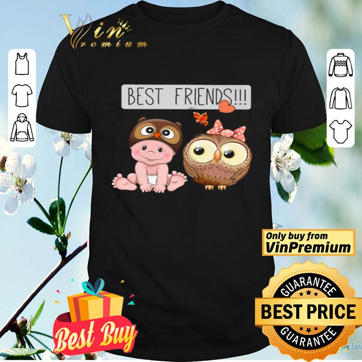 Baby And Owl Best Friends Hello Baby shirt