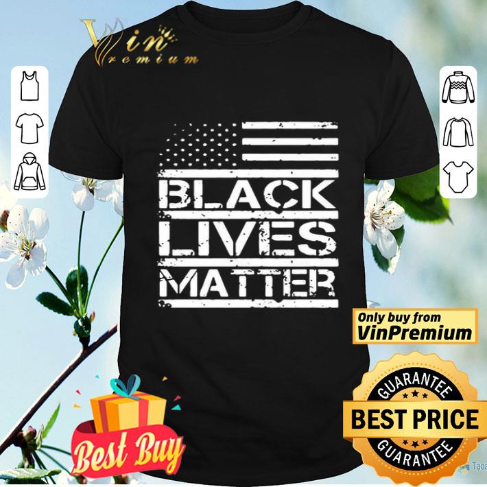 Black Lives Matter American Flag shirt