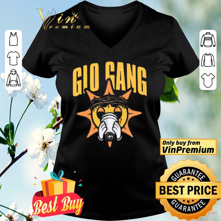 New Popular Chief Keef Rapper Glo Gang Men Black shirt