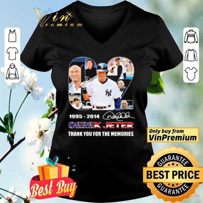 02 1995 2014 derek jeter thank you for the memories signature shirt