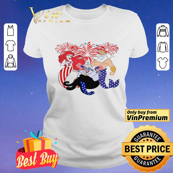 The Little Mermaid happy the 4th Of July America shirt