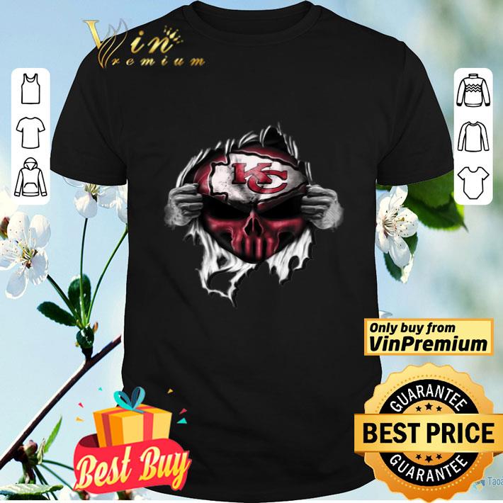 Kansas City Chiefs Punisher inside heart shirt