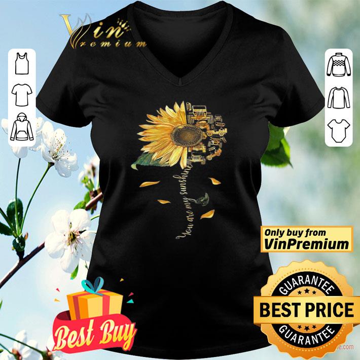 Jeep Sunflower You Are My Sunshine shirt