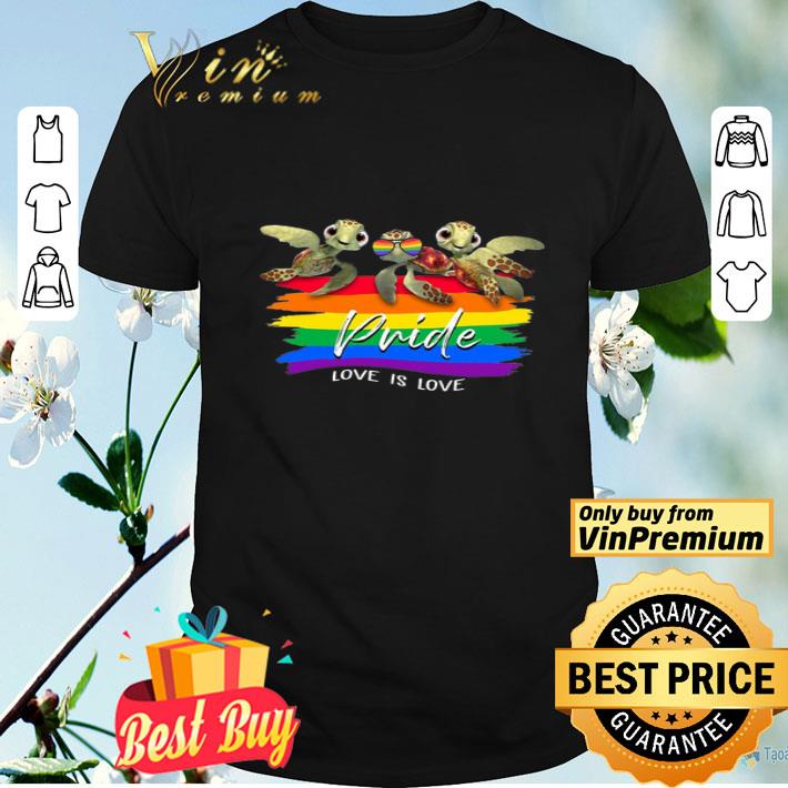 Turtle Lgbt Pride Love Is Love shirt