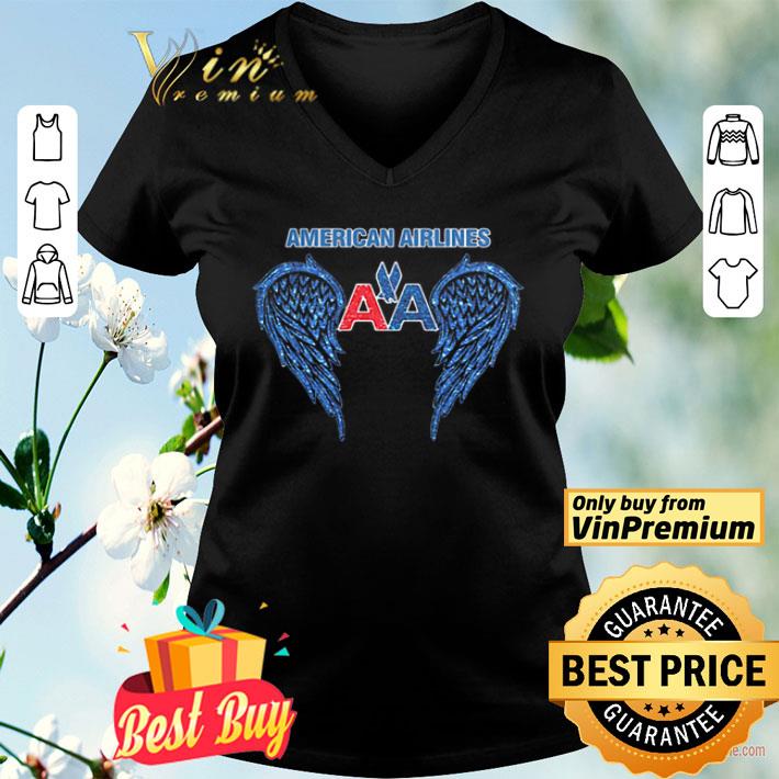 Glitter Wings American Airlines Logo shirt