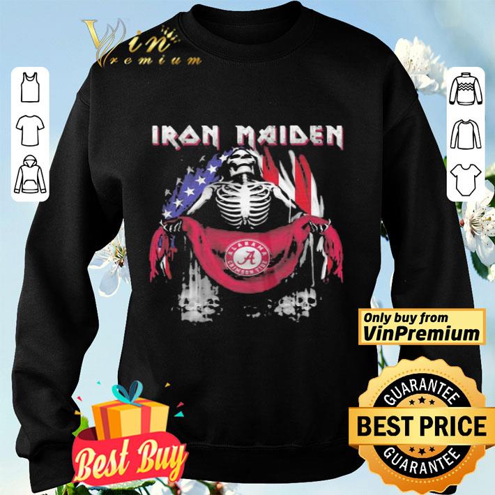 Skeleton Iron Maiden Alabama Crimson Tide Logo American Flag Independence Day shirt Skeleton Iron Maiden Alabama Crimson Tide Logo American Flag Independence Day shirt